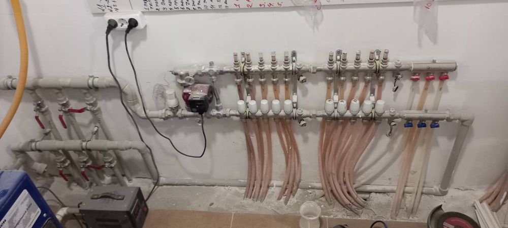 установка газовый котлов