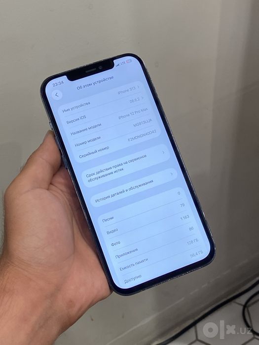 iPhone 12 Pro Max 256 blue