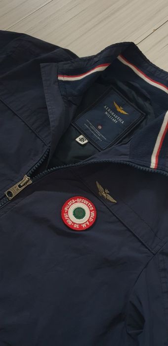 Aeronautica Militare Mens Size 48 - M Оригинал! Мъжко Яке Тип Бомбер!