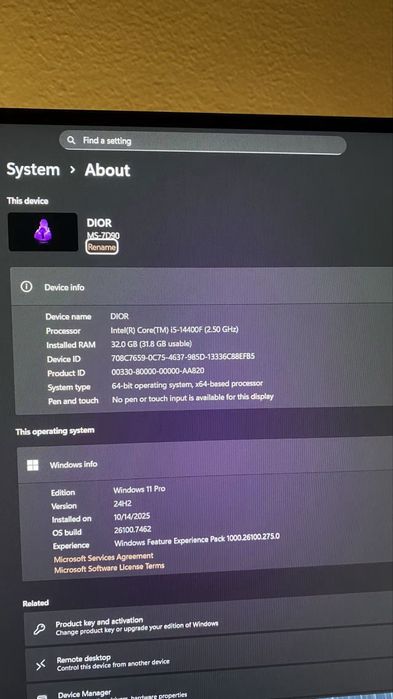 Компьютер для игр и видеомонтажа.