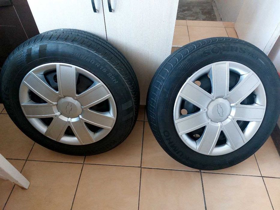 Шина с дисками KUMHO R15 195\60 4 колеса Лачетти