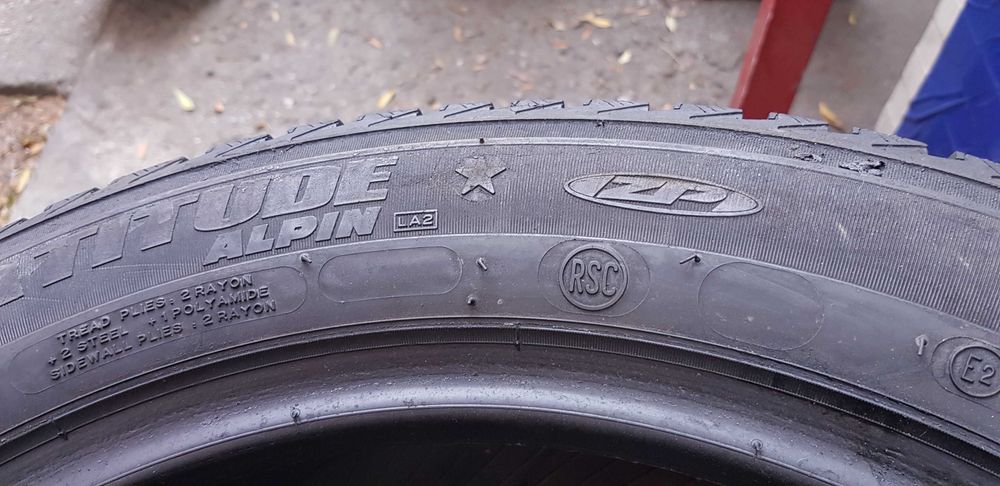 anvelope Michelin run flat 255/50/19  m&s iarna