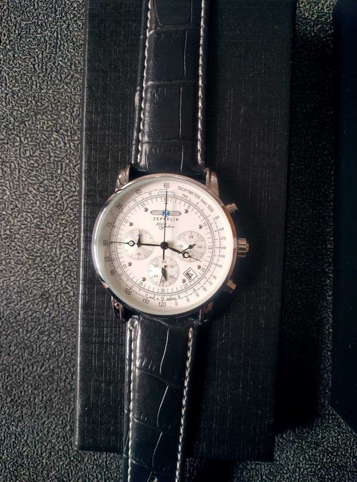 Мъжки ретро бизнес ръчен часовник Zeppelin 100 Jahre Zeppelin 7680-2