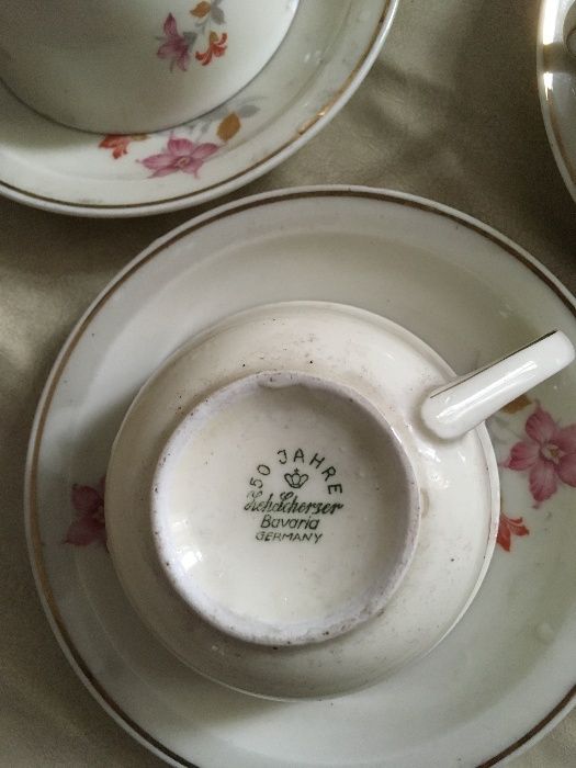 чаши,чинии Weimar,Satcuma, и дървен сервиз..