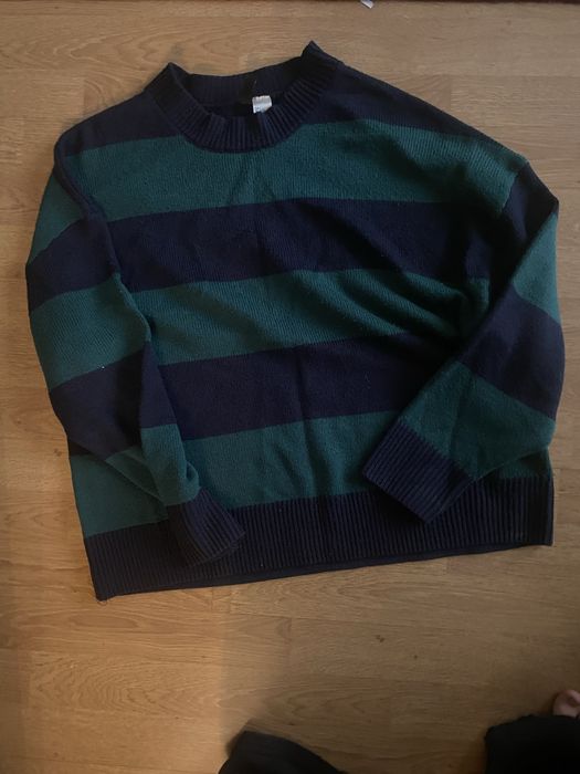 свитер полосатый