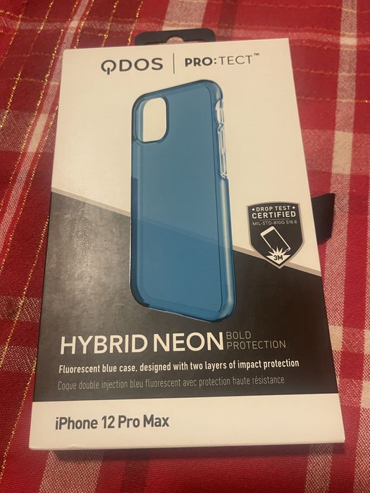 Carcasă/Husă albastră IPHONE 12/13 Pro Max f.rezistentă la impact.