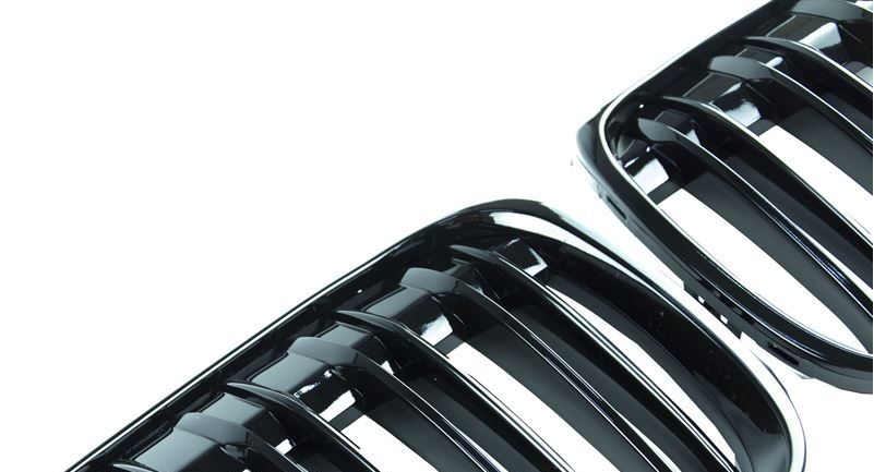 Grile duble BMW X1 (F48) X1 (F49) (negru lucios)