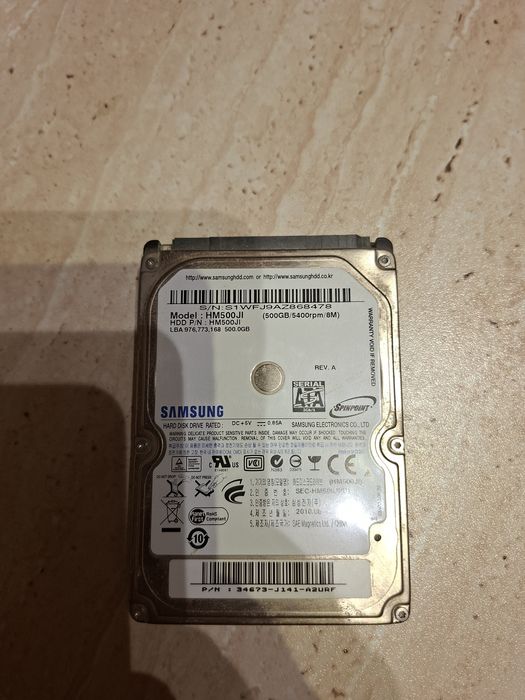 Hard disk laptop de 500GB