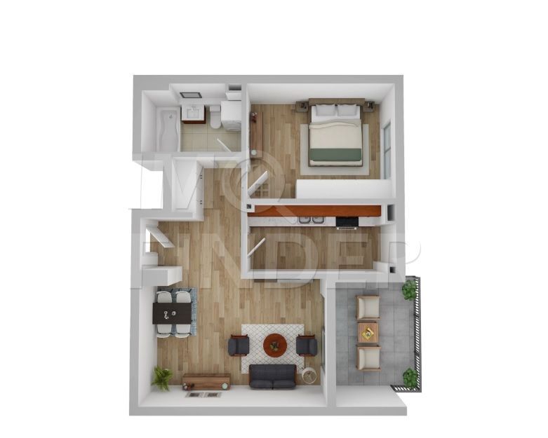 Apartamente Premium 2 camere, Andrei Muresanu- Ansamblu Exclusivist