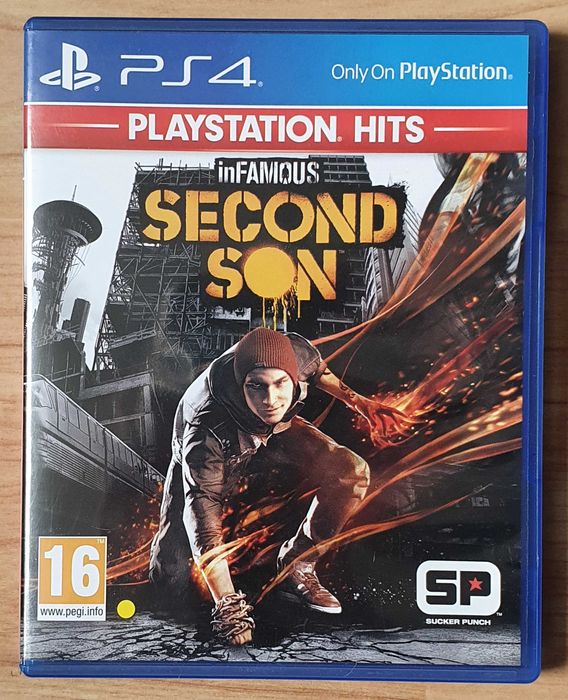 Диск с игра inFAMOUS Second Son PS4 Playstation 4 Плейстейшън 5 PS5