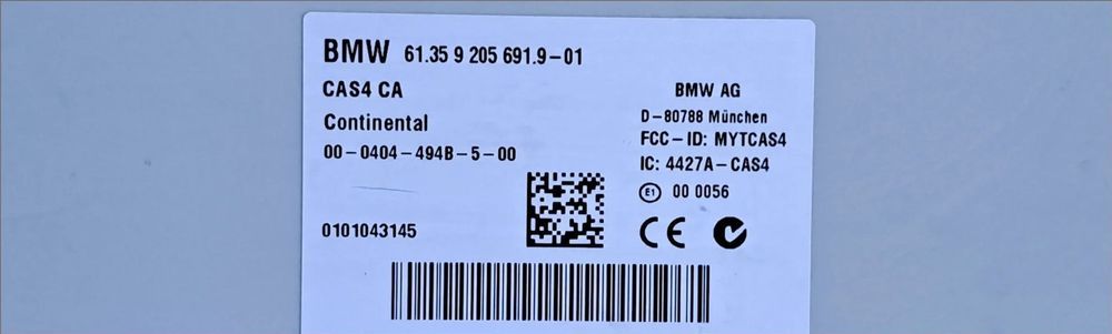 Modul ECU calculator CAS 4 Original BMW F07+LCI F01+LCI F02+LCI F03+LCI F04
