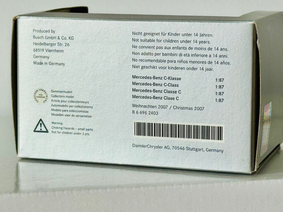 Machetă Mercedes-Benz C-Klasse T-Modell Avantgarde Dioramă nouă