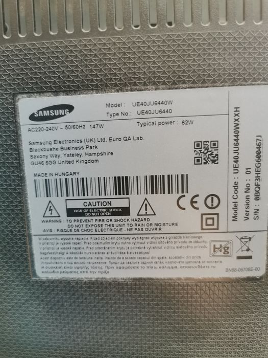 Телевизор Samsung UE40JU6440W