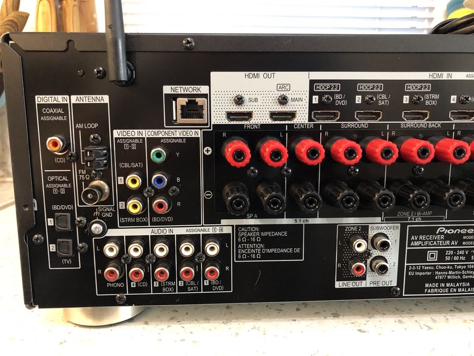 Pioneer VSX-1131 Bluetooth Wi-Fi