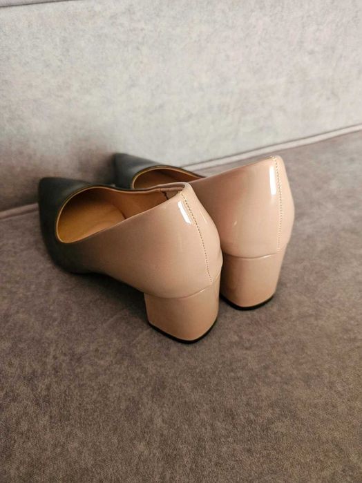 Pantofi 37 cu toc mic