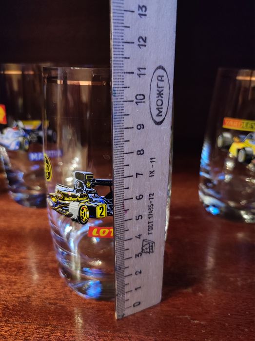 Стаканы 5 шт , высота 11 см