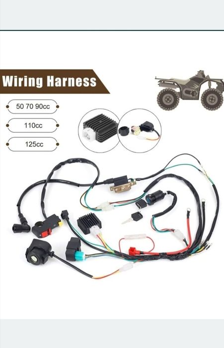 Instalație electrica scuter atv 50-125 cc