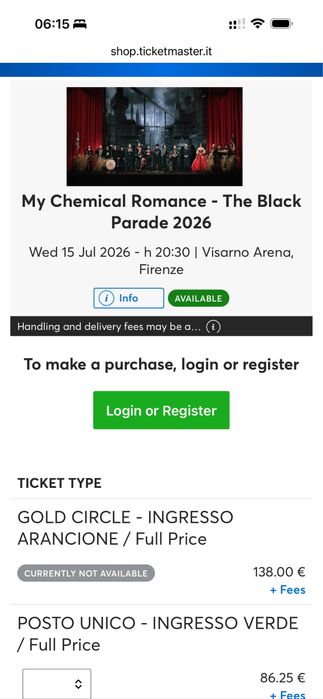 Bilete concert My Chemical Romance