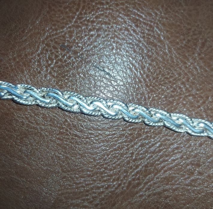 Мужской серебряный браслет