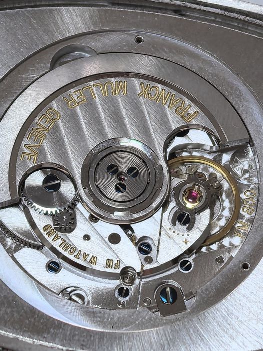 Franck Muller Curvex Blue Concept Diamond Case