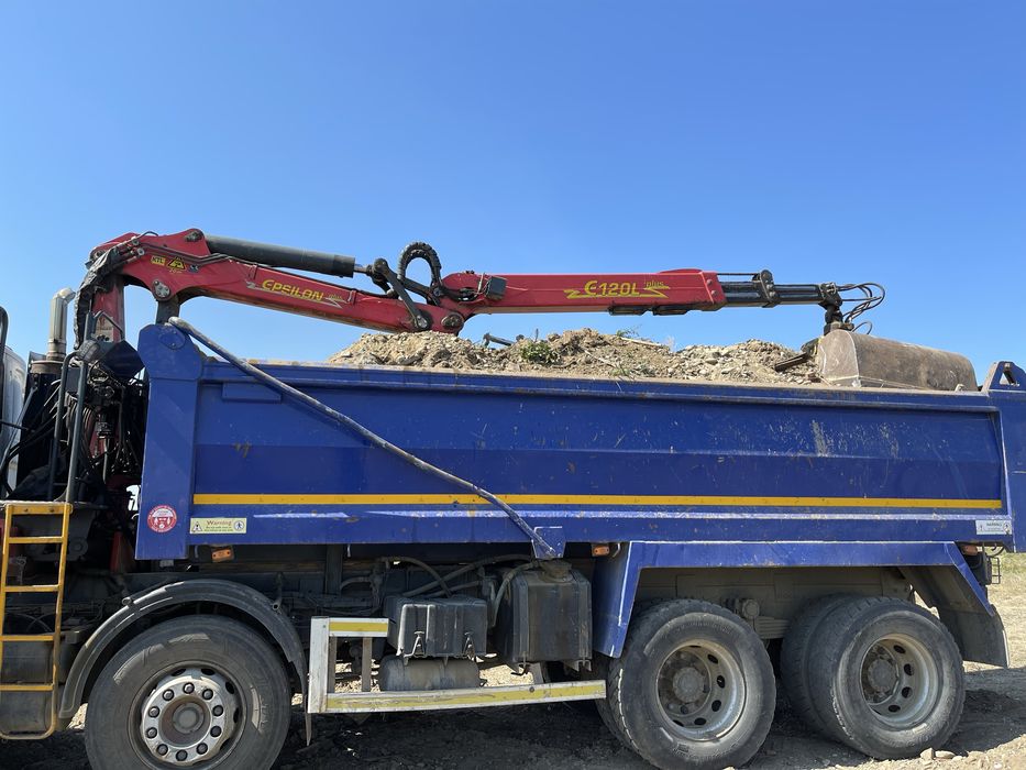 Daf 85/380 Bascula cu Macara (Grab)
