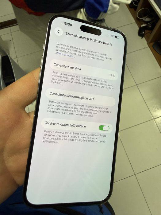 iPhone 14 Pro Max Purple 256GB stare impecabila baterie 83%