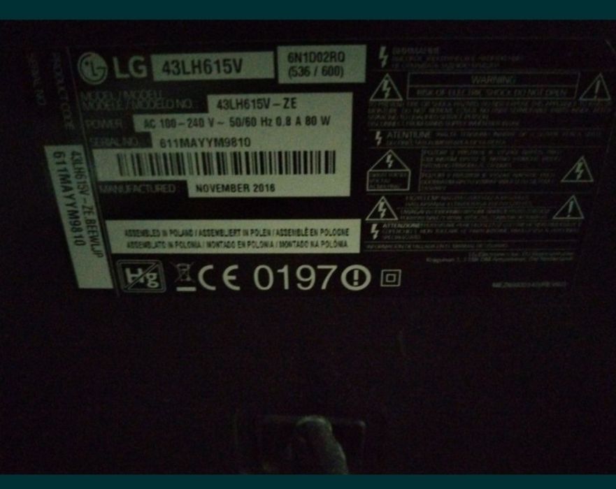 LG televizor Rassiya texnikasi