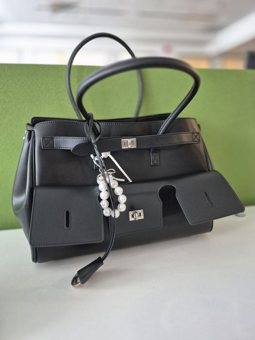 Geanta piele naturala model Balenciaga BelAir