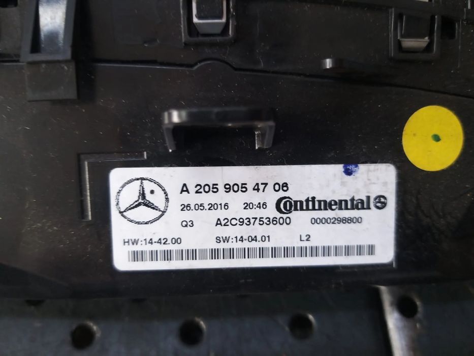 Panou comanda clima ac mercedes c class w205 a2059054706 a2c93753600