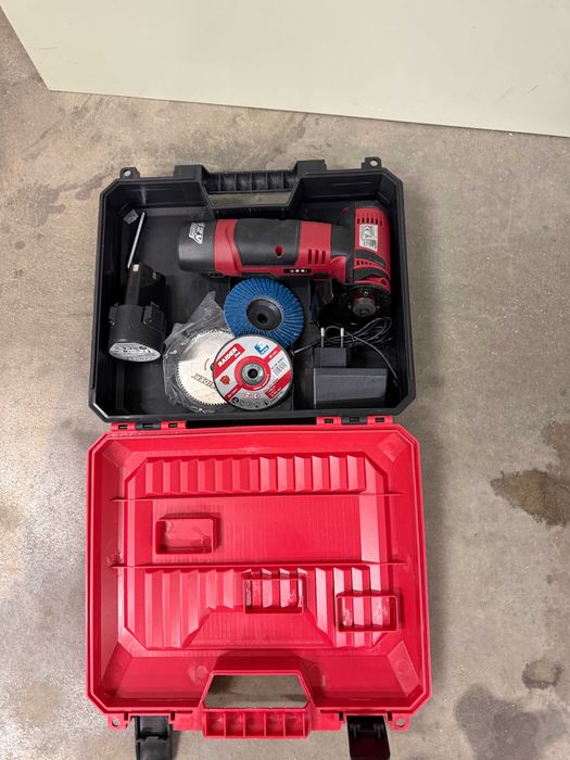 Ъглошлайф акум. 12V 2x2Ah 75x10mm/	R20 Ъглошлайф