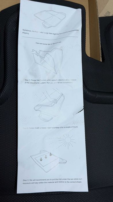 Tesla model 3 highland floor mats - Тесла модел 3 2024 стелки комплект