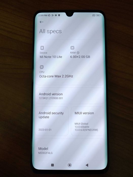 Xiaomi Mi Note 10 Lite
