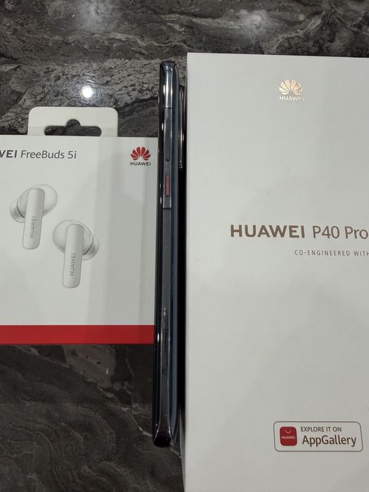 HUAWEI P40 PRO 256GB BLACK  с слушалки HAUWEI FreeBods 5i