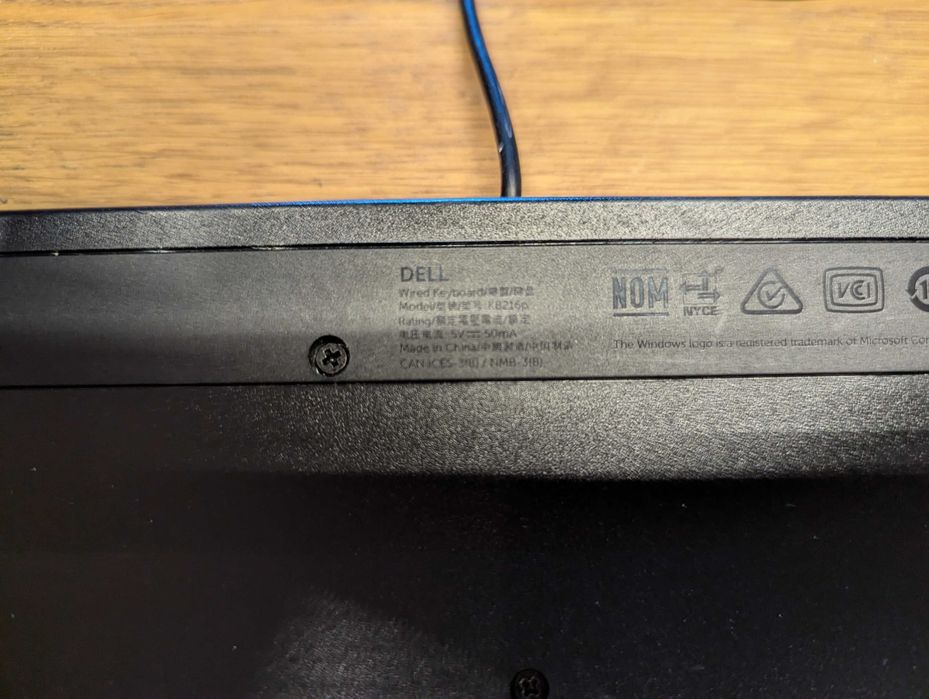 Кабелна клавиатура Dell
