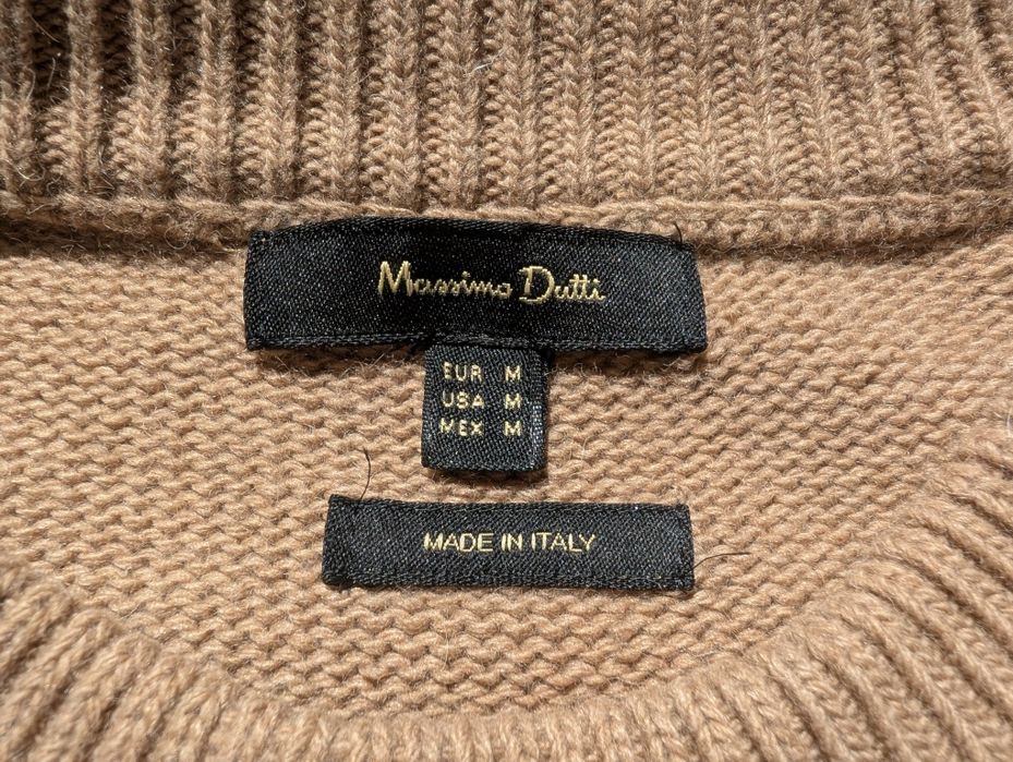 Пуловер с вълна Massimo Dutti camel M