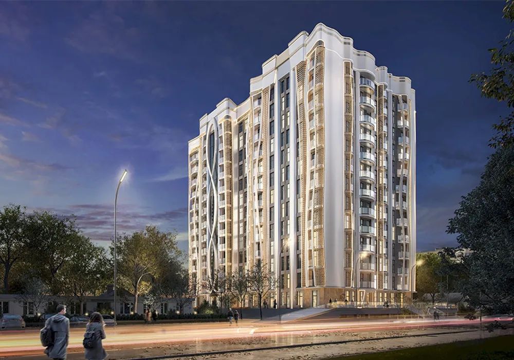 3к квартира 104м² в Skyline Towers | Нукусская, коробка