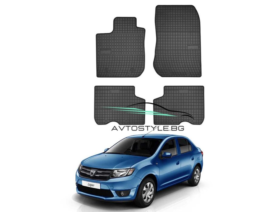 Гумени стелки зa Dacia Logan 2013-2020 г., Frogum - El Toro