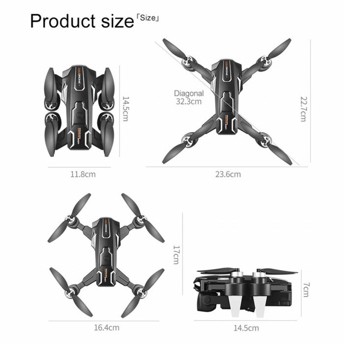 8K Дрон A22 с двойна ESC камера и вграден екран