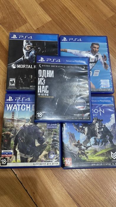 Игры разных жанров на PS4