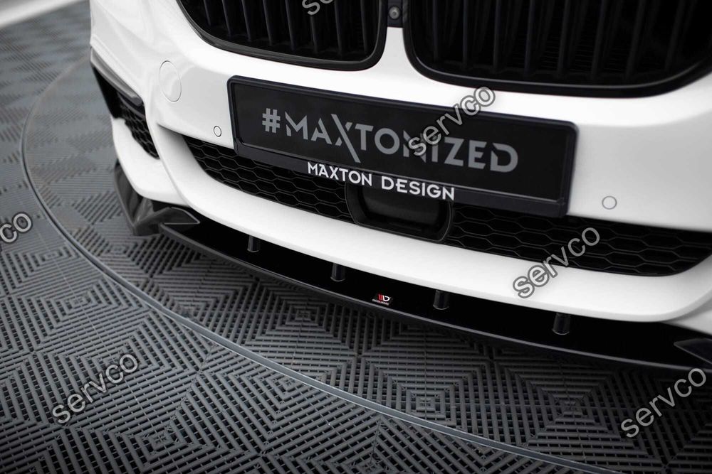 Prelungire splitter bara fata Bmw Seria 5 G30 G31 M-Pack 2017-2020 v12 - Maxton Design
