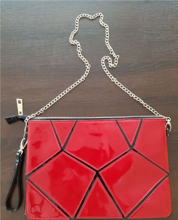 Дамска чанта от еко лак "Massimo Zardi" (неизползвана)