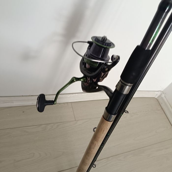 Set Feeder Lanseta Carbon 3,6m+mulineta Squadron 5000