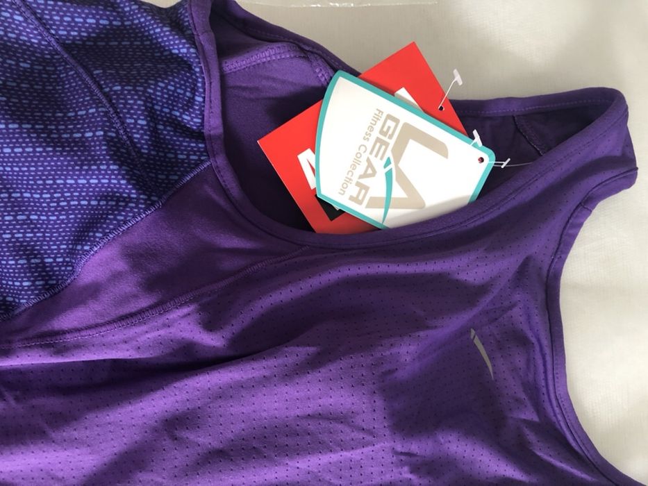 Maieu tricou Fitness La Gear purple