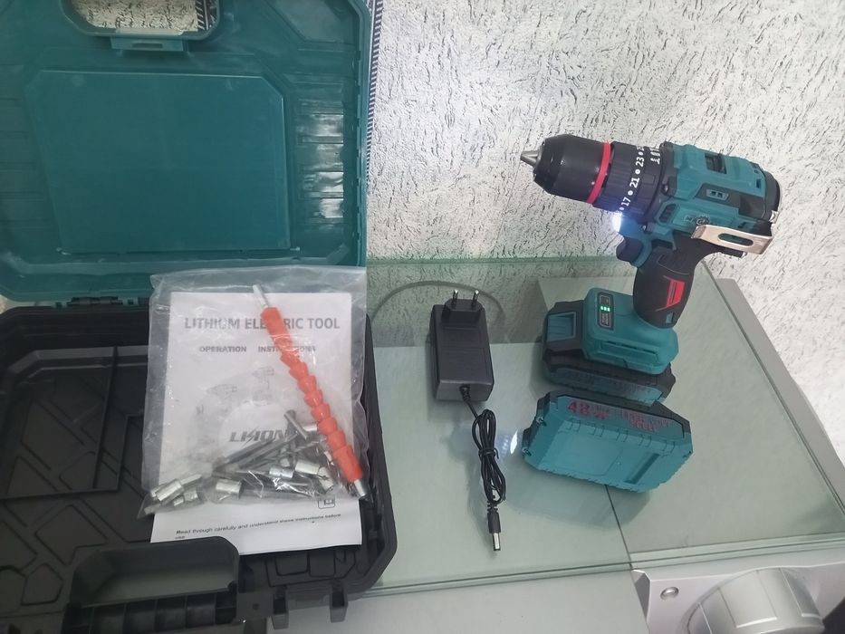 Бесщёточный новый шуруповёрт 13мм