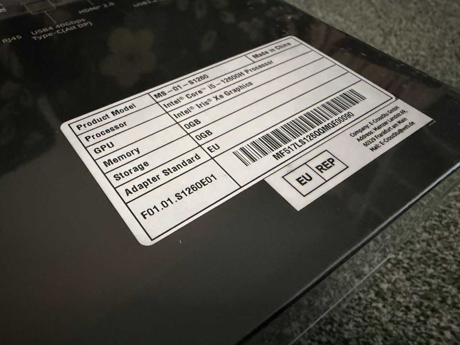 Minisforum / MS-01-1260 / Barebone / Core i5 / Sigilat