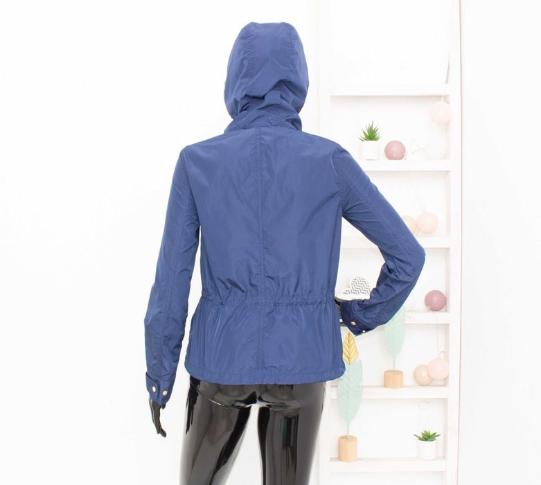 Michael Kors оригинално дамско яке синьо с качулка ветровка XS