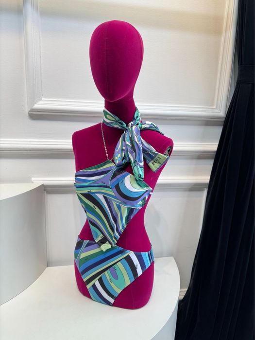Pucci дамски цял бански XS/S