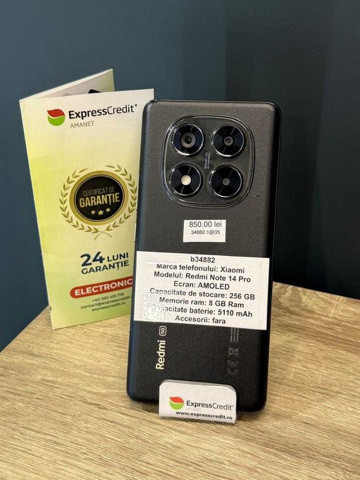 (AG51) Xiaomi Redmi Note 14 Pro b34882 - Garantie 2 ani!