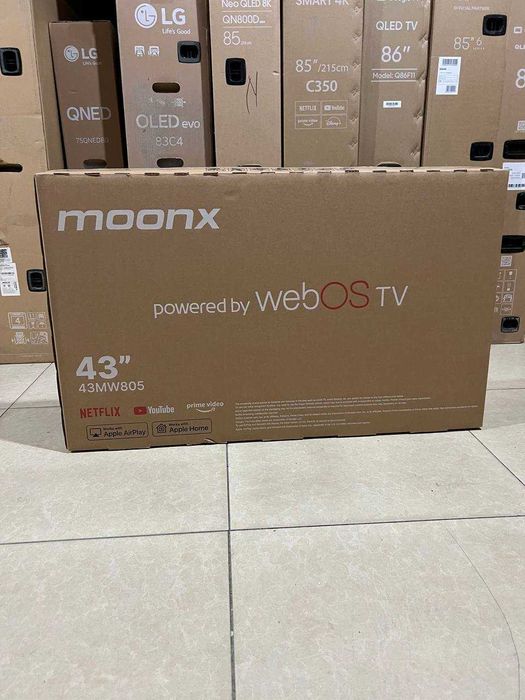 Телевизор moonx 32/43/50/55 Smart TV Android  UHD 4K WebOS LED