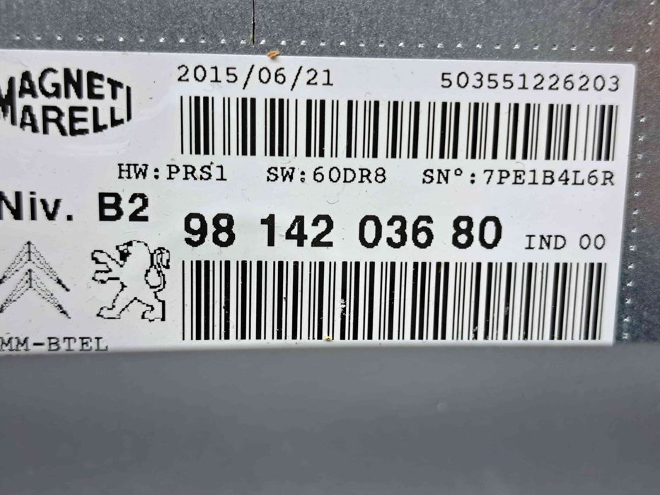 Radio CD cu navigatie Peugeot Partner (II) [Fabr 2008-2018] 981420368